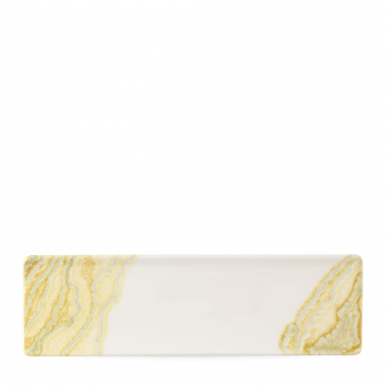 Churchill Super Vit Tide Gold Tasting Tray Plate 30X9cm