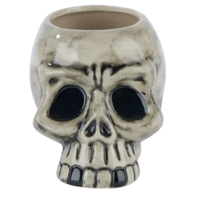 Ceramic Skull Tiki Mug - 700ml / 24.5oz