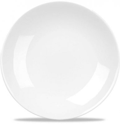 Churchill Alchemy Balance White Coupe Plate 12"