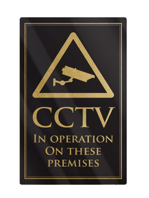 CCTV In Operation Notice Framed