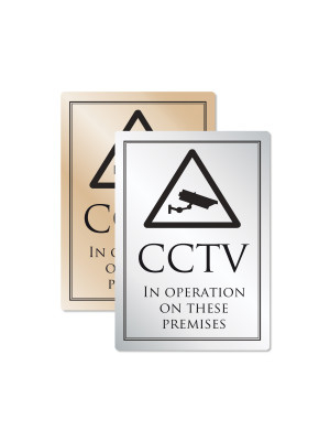 CCTV In Operation Notice (Silver)