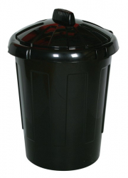 Dustbin Black 80L