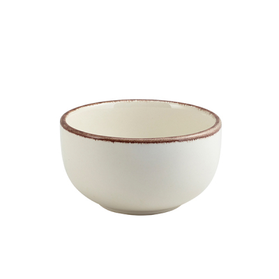 Sereno Stoneware Brown Round Bowl 12.5cm