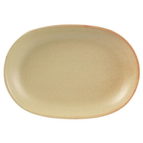 Rustico Flame Oval Plate 30.5x21cm/12Inchx8.25Inch