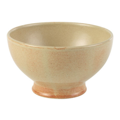 Rustico Flame Footed Bowl 13x8cm/5.25"x32 45cl/15oz