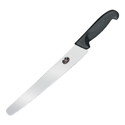 Victorinox Serrated Curved Blade Pastry Knife Black 26cm