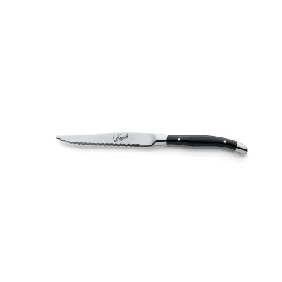 Virgule Black Handle Steak Knife