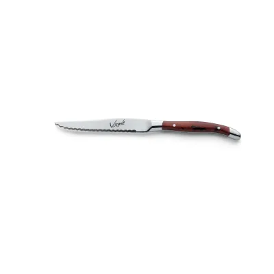 Virgule Brown Handle Steak Knife