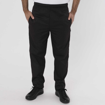 Dennys Unisex Elasticated Chefs Trousers Large