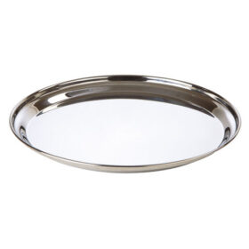 Stainless Steel Round Flat Tray 30cm/12Inch
