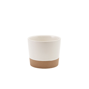 Kava White Stoneware Chip Cup 9 x 7.4cm
