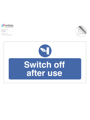 Switch Off After Use