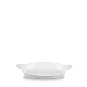 Churchill White Cookware Intermediate Oval Eared Dish 9"X5"