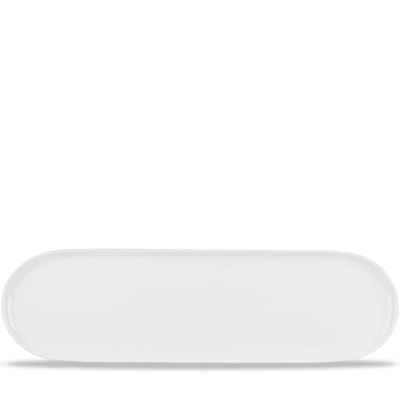 Churchill Alchemy Moonstone Oval Med Buffet Tray 22 1/2X 5Inch
