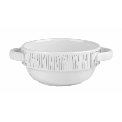 Churchill Bamboo Handled Stacking Bowl 36Cl