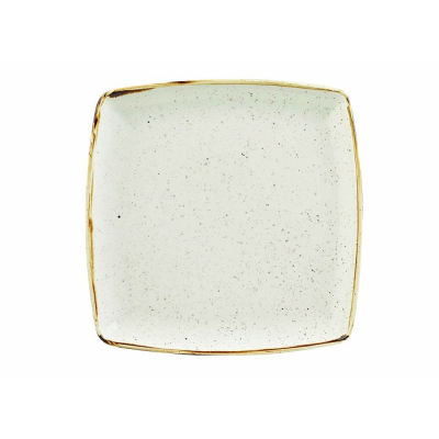 Churchill Stonecast Barley White  Deep Square Plate 26cm