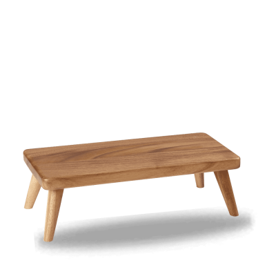 Churchill Wood Rectangular Small Stand 13 1/8X6X4 1/8"