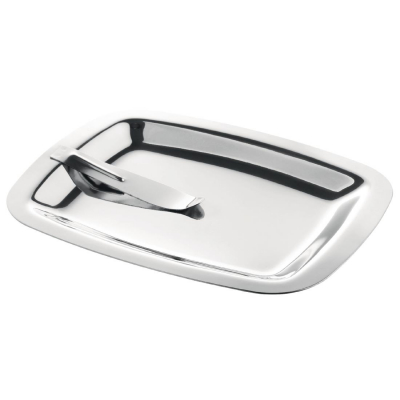 Olympia Square Stainless Steel Tip Tray With Bill Clip