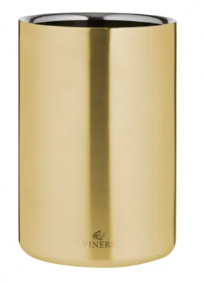 Wine Cooler Double Walled Gold