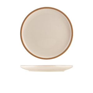 Kava White Stoneware Coupe Plate 23cm