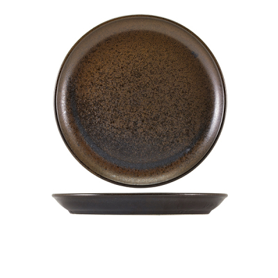 Terra Porcelain Black Coupe Plate 27.5cm