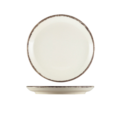Sereno Stoneware Grey Coupe Plate 19cm