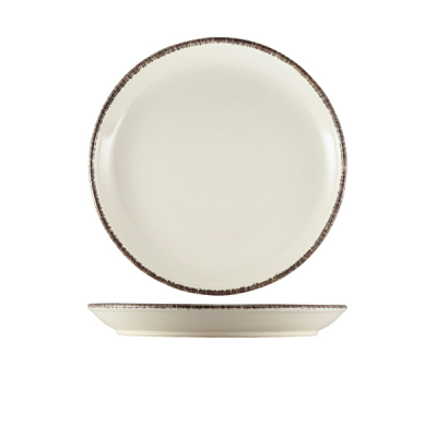 Sereno Stoneware Grey Coupe Plate 24cm