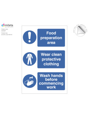 Food Prep Area/ No Smoking / Food Production Area