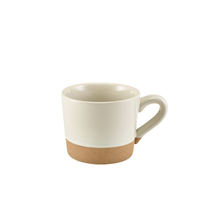 Kava White Stoneware Coffee Cup 28.5cl/ 10oz