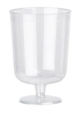 Displast Plastic Stemmed Wine Goblet CE Lined @ 175ml 6oz x612