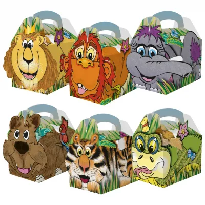 Jungle Lion Themed Meal Box 152/143x100/94x102mm x250