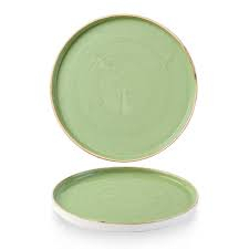 Stonecast Sage Green Walled Plate 10 2/8Inch
