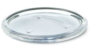 Bolsius Round Glass Candle Plate x12