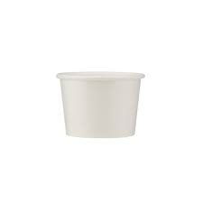 Ice Cream Cup Paper (237ml/8oz) White x1000