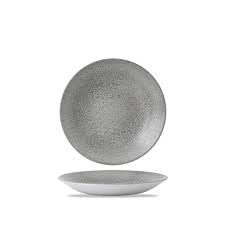Dudson Evo Origins Grey  Deep Coupe Plate 10"