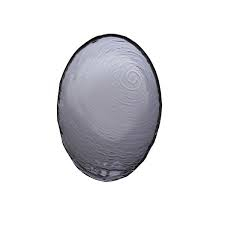Scape Glass Smoked Oval Bowl 30cm (11 3/4Inch)