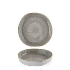 Stonecast Grey Organic Walled Bowl 7 7/8Inch