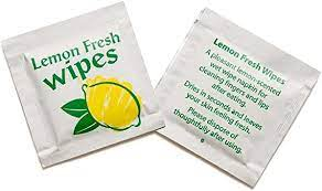 Lemon Fresh Wipe Sachet x1000
