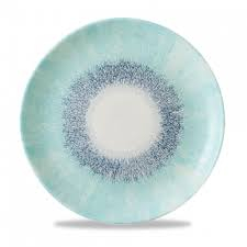 Studio Prints Fusion Blue Evolve Coupe Plate 11.25"