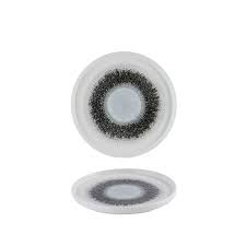 Studio Prints Fusion Black Walled Plate 8.25"