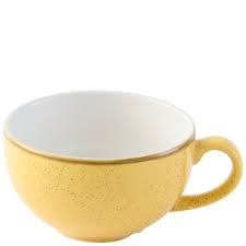 Stonecast Mustard Cappuccino Cup 12oz