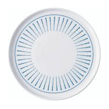 Era Blue Walled Plate 10 2/8Inch