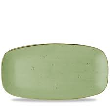 Stonecast Sage Green Chefs Oblong Plate 11 3/4X6Inch