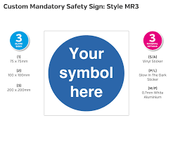 Custom Made Mandatory Safety Sign (Style MR3) Cooked Food Vacuum Pack