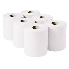 White Roll Premium Centrefeed 2ply 150m x6