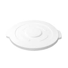 Lid Container/Bin Round White 75L