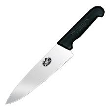 Victorinox Fibrox Extra Broad Carving Knife Black 20cm