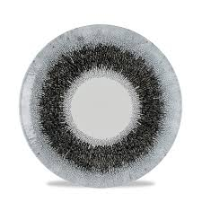 Studio Prints Fusion Black Evolve Coupe Plate 8.67Inch