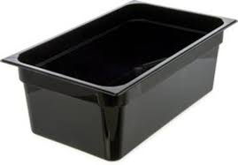 Gastronorm Polycarbonate Black 1/1 200mm 25.7L