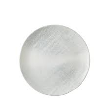 Dudson Makers Collection Jute Grey  Organic Coupe Plate 10.6"